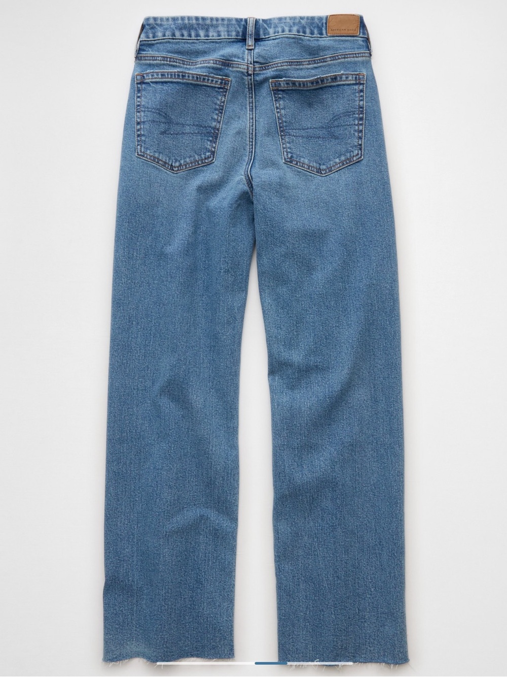American Eagle Strigid Curvy High-Waisted Stovepipe Jeans Medium Wash - 8 Long - Picture 6 of 6